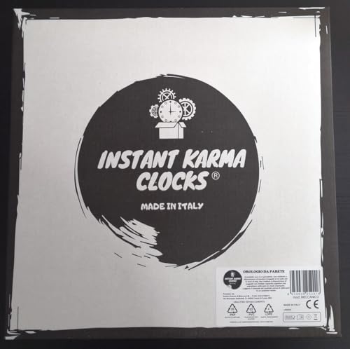 Instant Karma Clocks, Black, 30cm - Image 3