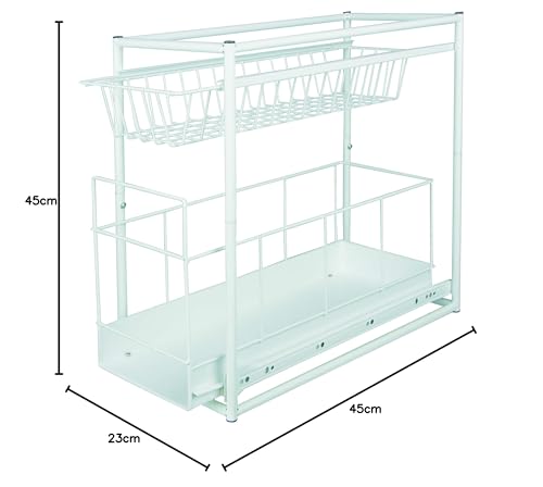 Einbauschublade Schublade Korbauszug Einbau Küchen Schublade 45x23x45cm