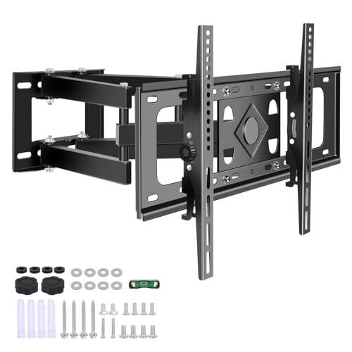 La mejor comparación de soporte para tv - solo los mejores. 46 BuFan Soporte de Pared TV para Pantalla, 32-80' Soporte Pared TV LED/LCD/4K TVS/OLED de Articulado Inclinable y Giratorio con Brazos Dobles Articulados, Máx Vesa 600mmx400mm,...