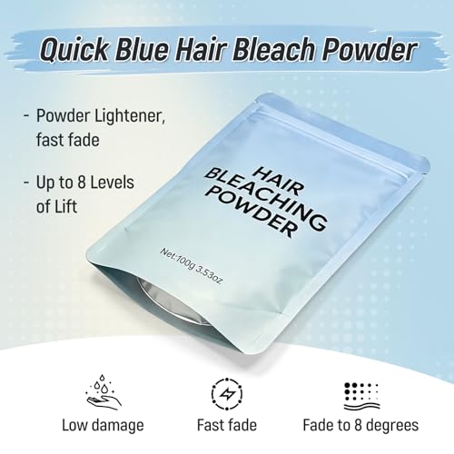 image for JUANCHI Hair Bleach Powder, Professional Lightening Bleach for Hair, S