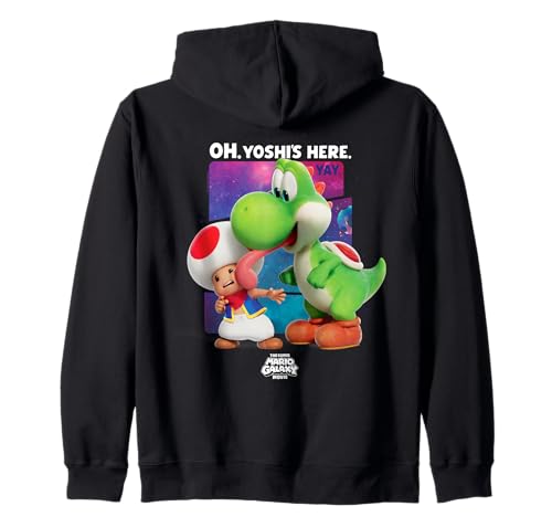 Photo de The Super Mario Galaxy Movie Toad and Yoshi Galaxy Fun Sweat à Capuche