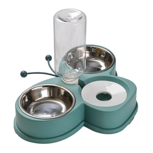SUPVOX Comedero Automático y Bebedero Multifunción para Perros y Gatos con Base Antideslizante y Diseño Desmontable Suministro Seguro y Fácil Limpieza para Cachorros y Gatitos Cuencos de