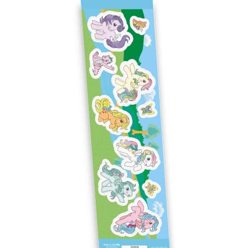 Image of Hasbro My Little Pony Ponies in the Park Adhesive Vinyl Decal Pack | Cute My Little Pony Stickers for Laptop or Water Bottle, 1 pack (10 count)