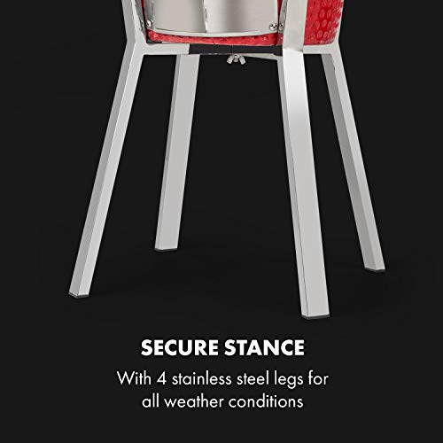 Foto von Klarstein Princesize Pro Kamado - Grill Keramikgrill Smoker BBQ, Durchmesser: 13