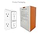 JcBlaon Outlet Extender Surge Protector - 6 Outlet Splitter with 4 USB Ports (2 USB C), Multiple Plug Expander Wall Charger, 3 Sided Multi Plug Wall Adapter Power Strip for Home Office Kitchen Travel