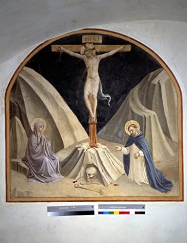 Pintura sobre lienzo de arte sacro ideal para dar un toque clásico y elegante a tu hogar