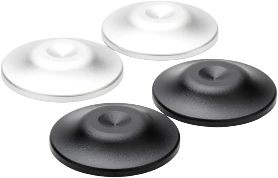 2PCS Aluminum Alloy Shock Absorbing Feet Spikes Pad for Amplifiers and Music Players Vibration Control