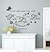 Produktbild Lsfhb Live Life Love Wandaufkleber Zitate Wandtattoos Vinyl Aufkleber Wohnzimmer Schlafzimmer Dekoration Tapete 45X65 Cm