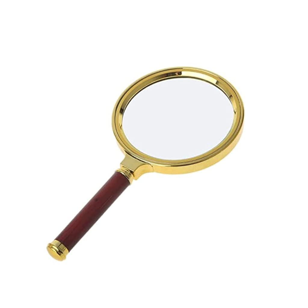 Lupy Vergrootglas Glas Handheld 10x 90mm Vergrootglas Glas Ouderen Lezen Sieraden Geschikt Voor Bekijken Kleine Lettertypen Of Objecten wyraźniejsze