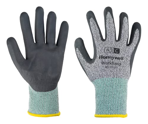 Honeywell WE23-5313G WorkEasy Cut Protective Gloves Cut Level A3/C, Lightweight HPPE/Glass Fiber Knit