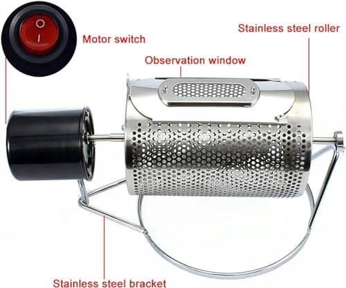 Torréfacteur de café 40W en acier inoxydable pour débutants et fruits secs - 8
