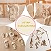 GOODMOM Wooden Crib Mobile – Handcrafted Baby Mobile with Rabbit, owl, Beige & Brown Nursery Décor, Perfect Gift for Newborns & Baby Showers (Owl)