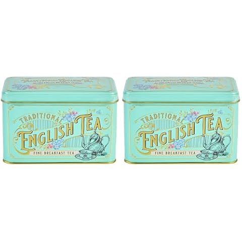 New English Teas Vintage Victorian Tea Caddy Cover