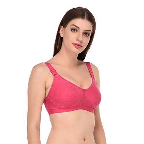 Image of Viral Girl Cotton Hosiery Women's Bra | Non-Padded Wire-Free Design with Adjustable Straps | Full Coverage Comfortable Bra | Soft Stretchable Fabric for All Day Support