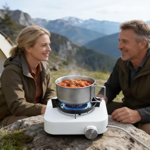 Marmite de cuisine d'extérieur pliable avec design compact rétractable - 4