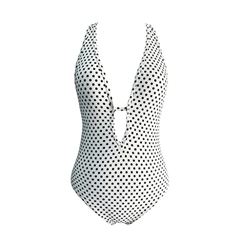Maillot de bain 1 pièce blanc galbant pour sublimer la poitrine