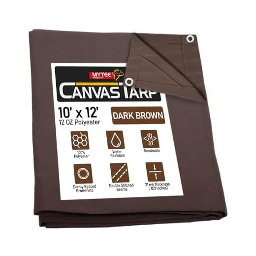 Heavy Duty Canvas Tarp for Camping