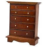 Attention aux détails : présente des tiroirs, des poignées et des finitions réalistes, ce qui en fait un charmant aux collections de maisons de poupées ou aux de jeu de simulation, meuble tv pour maison de poupée, placard pour poupée