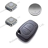 DIY-Reparatur-Set – für die Renovierung Opel Renault Nissan 2 Knopf-Fernbedienung/Schlüsselanhänger