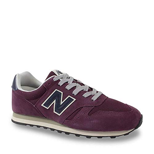 New Balance Tênis 373 Masculino, 40, Bordô/Preto