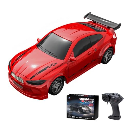 BEACONDESI Desktop Mini Size 1:64 Scale 4WD RC Drift Car with Skill-Building Drift Control & LED...