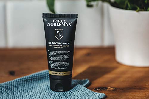 Recovery Balm by Percy Nobleman. Aftershave Balm. Post Shave. Oil Control Moisturiser for Men 100ml, black - Image 6