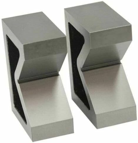 Cast Iron Vee Block Set Of 2Pieces 4" x 1-1/2"x3" Inch V Block Without Clamp CI-Amz559