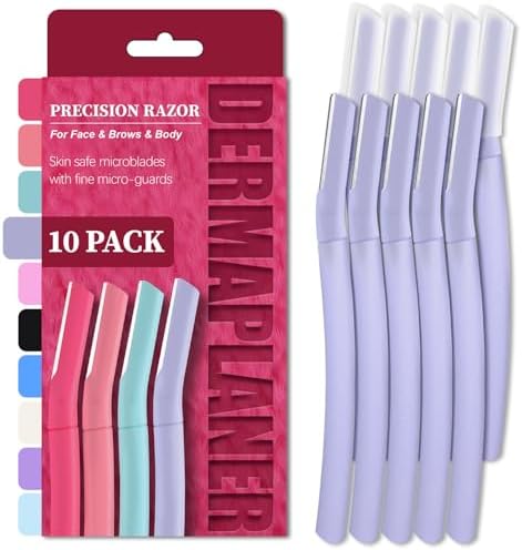 Amazon.com: Dermaplane Razor, Eyebrow and Face Razors for Women, 10ct ...