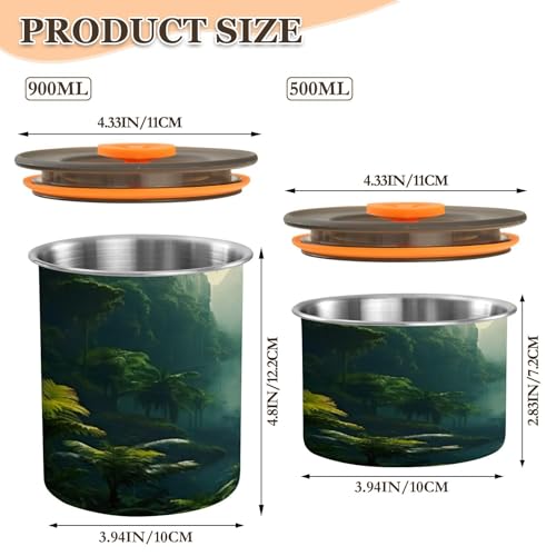 Contenedor hermético de acero inoxidable para café 30oz miniatura 2