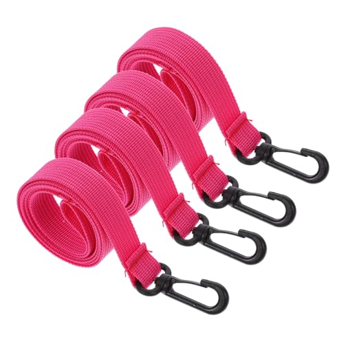 Kisangel 4 piezas Correa Antipérdida para Cuerda de Seguridad para Paseo Arnés de Asistencia Infantil Cuerda de Transición para Bebés Color Rosa