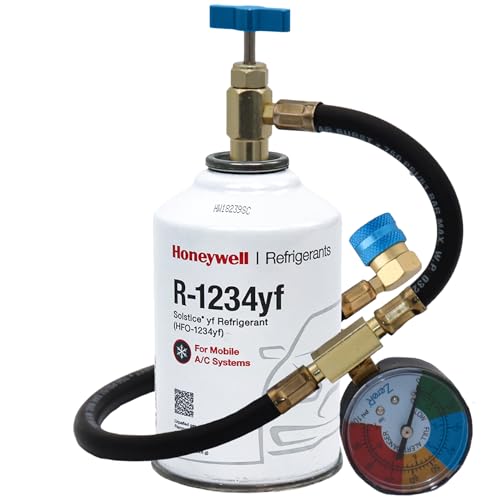 ZeroR® R1234YF Refrigerant Recharge Kit with 1 X 8oz...