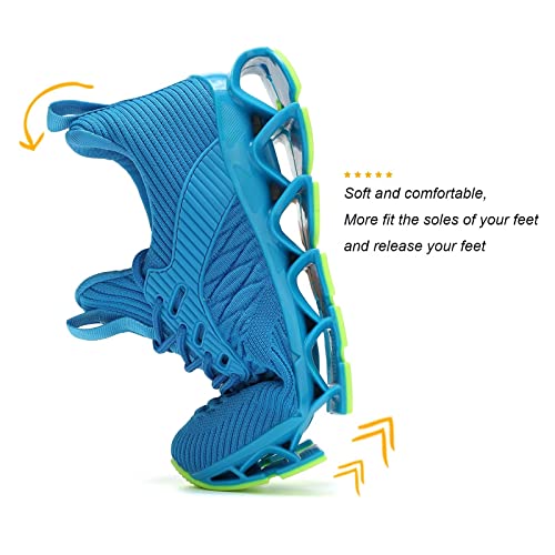 Image of Wrezatro Women's Slip on Walking Running Shoes Blade Tennis Casual Fashion Sneakers Comfort Non Slip Work Sport Athletic Trainer