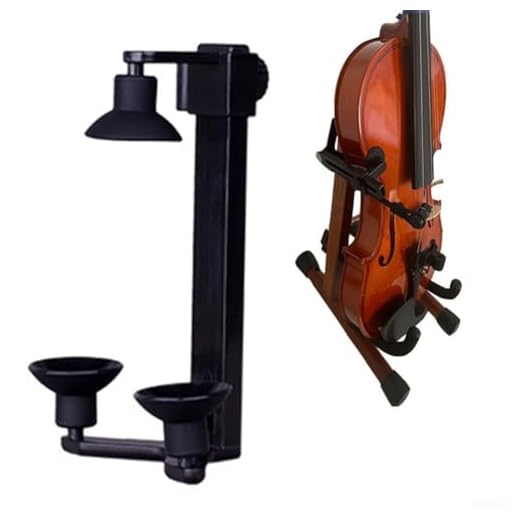 Soporte de clip para micrófono de violín con características ajustables y retráctiles para rendimiento de violín y grabación de video