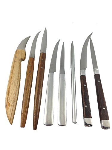 8pc Knife set Vegetable Food Fruit Carving Collection Knives Art Soap Steel Stainless