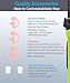 commountain Clear Acoustic Tube for Two Way Radio Earpieces and Headset; Skin Friendly&UV Resistant TPU Coil Tube; Compatible with Motorola Earpieces, Commountain Earpiece etc; Fit for Left Ear-5 Pack