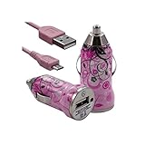  Seluxion – Cargador de coche mechero USB con cable Data HF17 para LG: E900 Optimus 7/E960 Google Nexus 4/E975 Optimus G/GD550