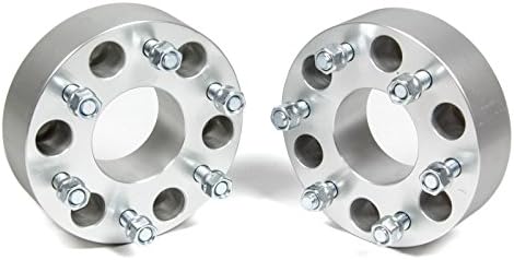 Rough Country 2" Wheel Spacer (fits) 88-20 Chevy Silverado GMC Sierra 1500 | 92-20 Tahoe | Yukon Suburban | 6x5.5 | 1101,Aluminum