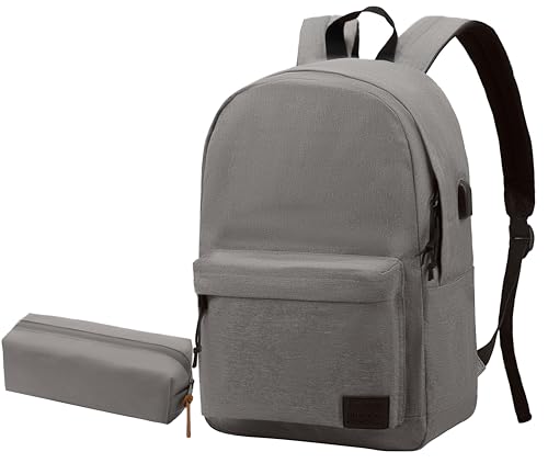 Image of SUPACOOL Casual Laptop Backpack for Men and Women, Backpack for College, USB Charging Port, Lightweight Back Pack