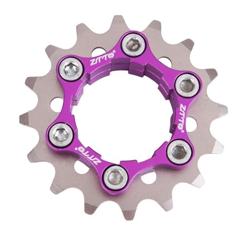 Piñón de casete de una sola velocidad CNC de la modificación de la bicicleta con características (22T)