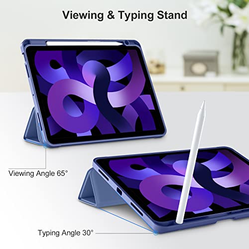 Image of Akkerds for iPad Air 11 Inch Case M4 /M3 /M2,Air 5th /4th Gen 10.9,BluePurple