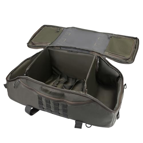Image of Hannibal Tactical 55L Large Duffle Bag, 3-in-1 Tactical Backpack MOLLE Pack for Sports, Gym, Outdoor, Olive Green
