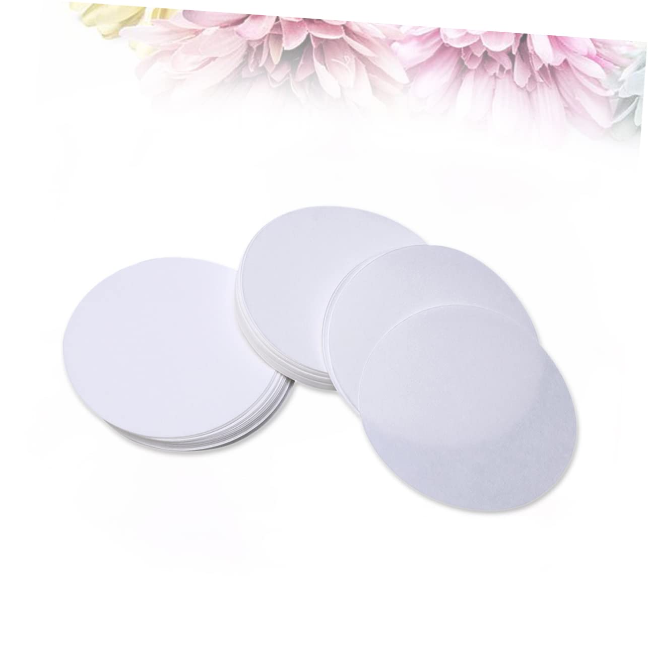 FUNOMOCYA Medium Flow Rate Filter Paper Pack (100 Pcs) 12.5cm for Coffee Machine