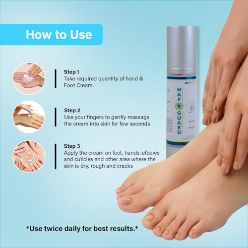 Image of Hand & Foot Repair Cream - 20% Urea + Pentavitin for Supercharged Hydration - Paraben-Free Formula for Soothing- Dry, Itchy Skin - Repair and Revitalizing Cream for Hands and Feet.