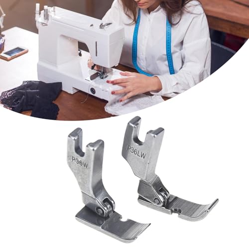 2 piezas pie prensatelas metálico para máquina de coser miniatura 2