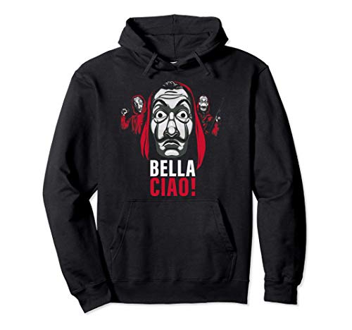 Netflix La Casa De Papel Masked Bella Ciao! Sudadera con Capucha