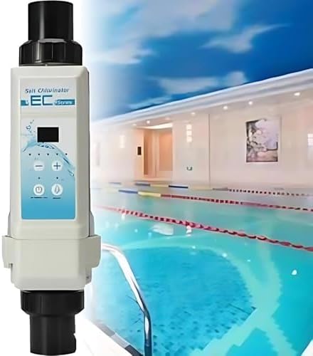 8/12/16/20g/H Saltwater Chlorinator - Auto-Cleaning Chlorine Generator for Pools & Spas, Easy Operation, Efficient Water Sanitization, Ideal for Swimming Pools EC16