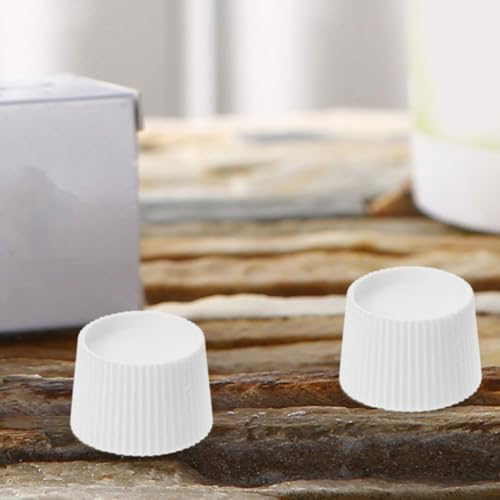 50pcs White Pp Screw-on Toothpaste Tube Replacement Lids for Caps — view 3