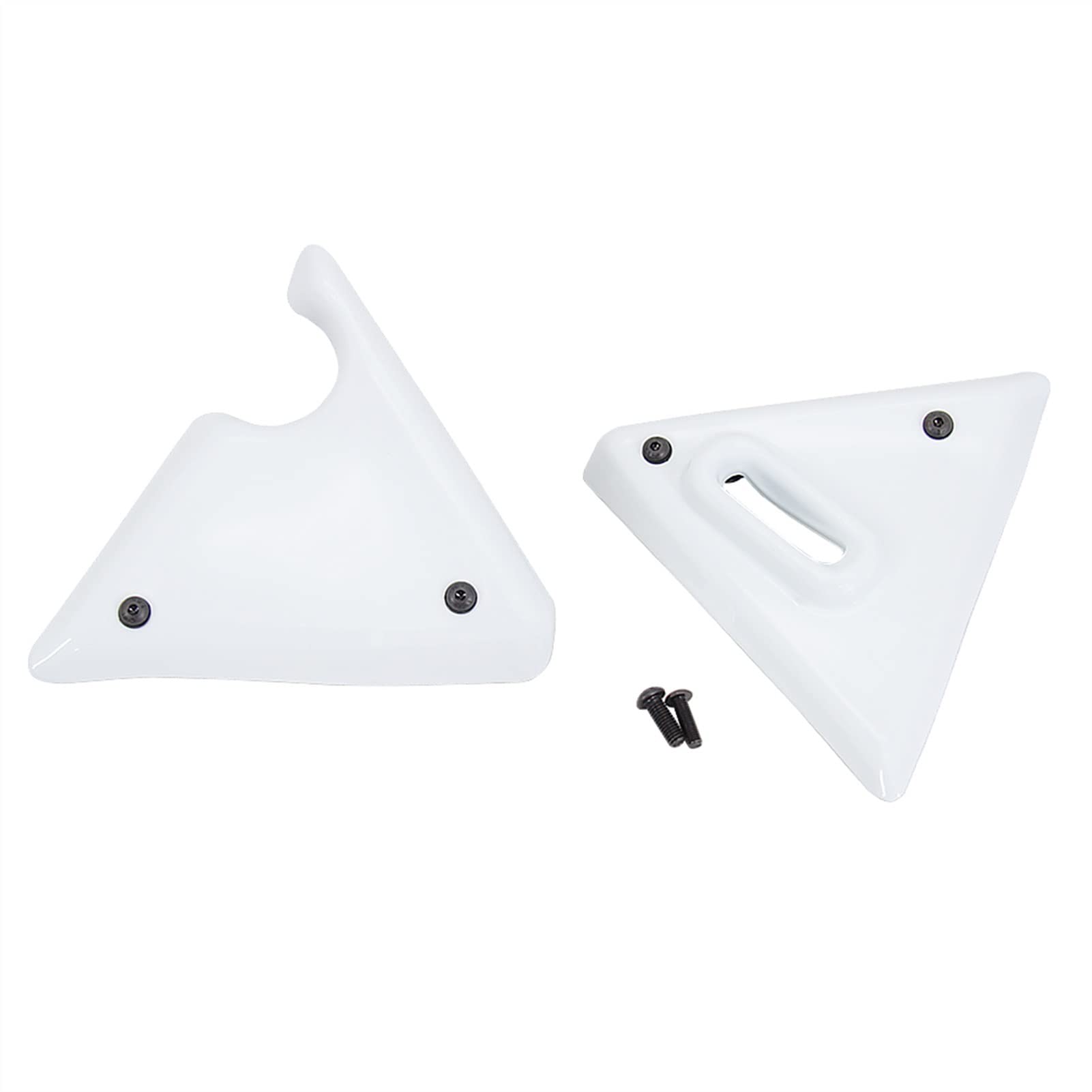 Carenado lateral Africa Twin CRF1100L soluciona entrada de barro con panel protector blanco
