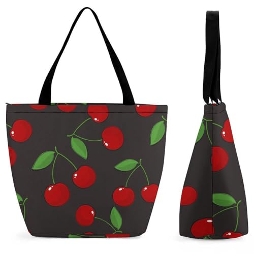 Sac shopping cerise rouge pour femme parfait compagnon de voyage