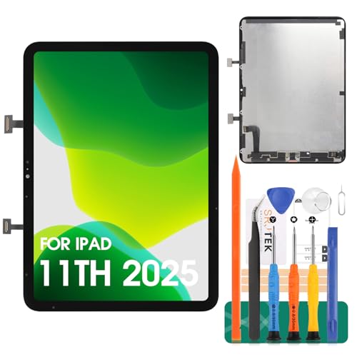 Reemplazo de pantalla para iPad de 11 pulgadas A16 repara cristal táctil y panel LCD negro 2025